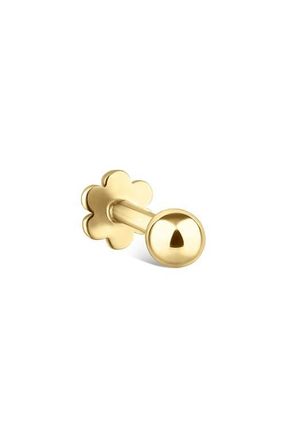 Maria Tash Ball Single Threaded Stud Earring in Yellow Gold at Nordstrom, Size 2.5 Mm