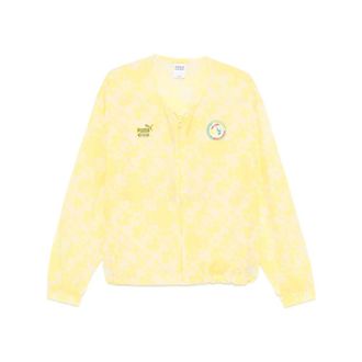 Puma King Logo Relaxed Track Jacket - male - PUMA - Long Sleeve Training Tops - Yellow - M - Sport