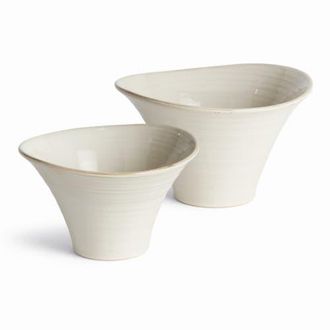 Napa Home & Garden Cotes Pots - 2pc - White Stoneware Planters w/ Drain Hole at Nordstrom