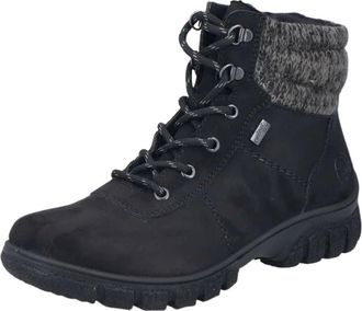 Rieker Winterlaars - Dames - Schoenen - Zwart - Maat: 40 EU Leer