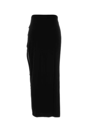 Jean Paul Gaultier Viscose Skirt - Black