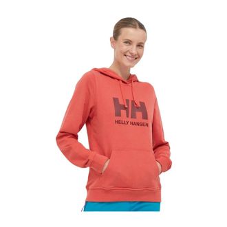 Helly Hansen Fitness, Dames, Rood, XS, Katoen, HH Logo Hoodie