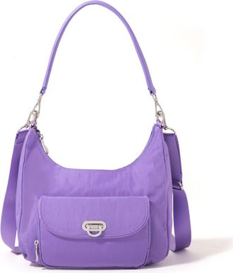 Baggallini Coastal Flip Lock Half Moon Bag in Lavender Surf at Nordstrom