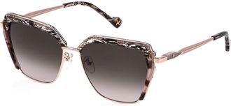 Yalea SYA219 DULCE 08FC Womens Sunglasses Gold Size 57