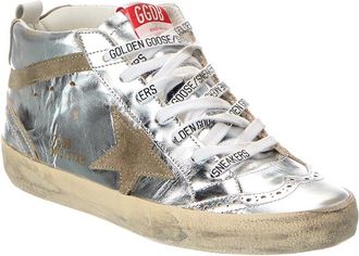 Golden Goose Mid Star Classic Leather & Suede Sneaker