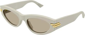 Bottega Veneta Dames, Accessoires, Wit, Maat: 53 MM