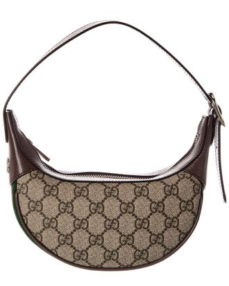 Gucci Ophidia Small Gg Supreme Canvas & Leather Hobo Bag