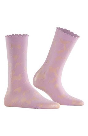 Falke Hydrangea 20 Denier Dress Socks in Misty Lilac at Nordstrom, Size 35-38