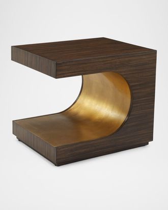 John-Richard Groove Side Table