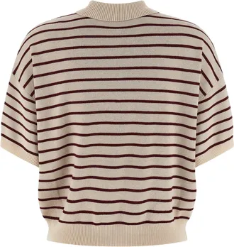 Rotate Polo Shirt - Cream