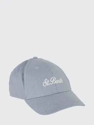 MC2 Saint Barth Cotton Baseball Cap with Embroidered Logo and Slogan