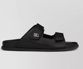 Dolce & Gabbana leather slides