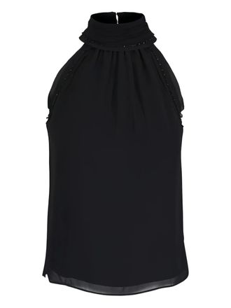 Veronica Beard Tanisha beaded-detail blouse - Black