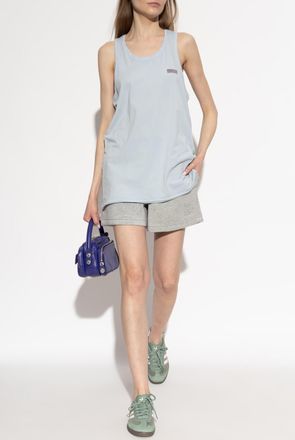 American Vintage Top With Z Logo, Womens, Light Blue