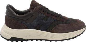 Hogan Hyperlight Sneakers - Heren - Sneakers - Bruin - 41 EU - Leer - Schoenen