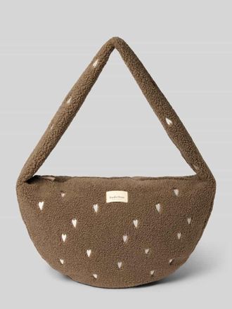 Studio Noos Crossbody Bag aus Teddyfell in Hellbraun, Gr&ouml;&szlig;e 1