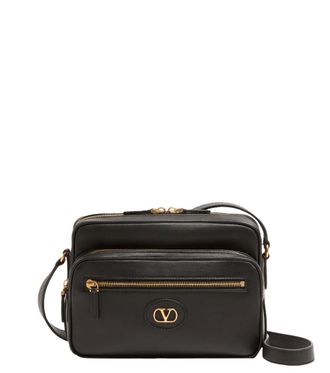 Valentino Garavani Black Antibes Small Crossbody Bag