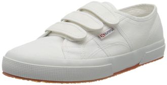 Superga 2750 COT3VELU, Unisex Adults Low-Top Sneakers, White (white), 10.5 UK (45 EU)