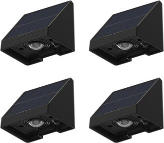 OEM Juegos De Luces Solares Para Postes De Valla - Impermeables Ip54 Para Jard&iacute;n Exterior [clase Energ&eacute;tica A]