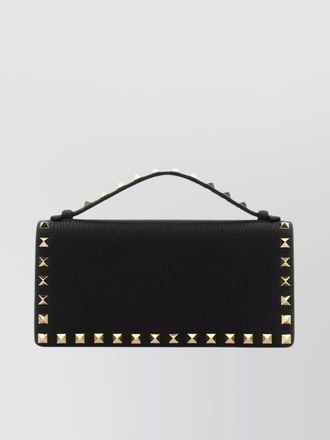 Valentino Garavani rockstud leather handbag top handle
