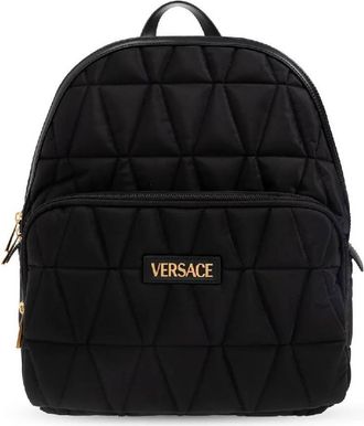 Versace Quilted Nylon Backpack