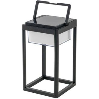 Lucande L&aacute;mpara Solar tilena En Negro De Aluminio - Lucande