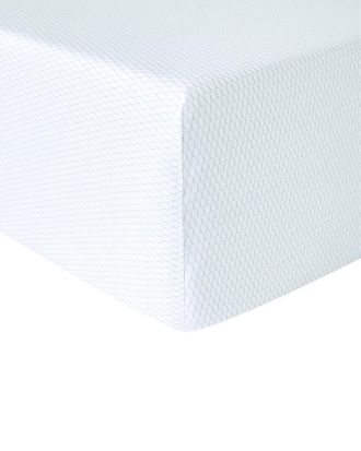 Anne de Solène Anne de Solène Cotton Percale 200 Thread Count Perle Lune Fitted Sheet