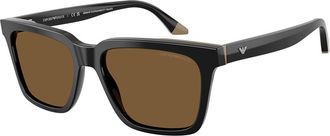 Emporio Armani EA4260F Asian Fit 631373 Mens Sunglasses Black Size 56