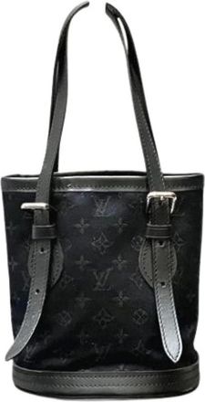 Louis Vuitton Bolso Tote Pre-owned de Sat&eacute;n - Pre-owned - Mujer - Negro - ONE SIZE