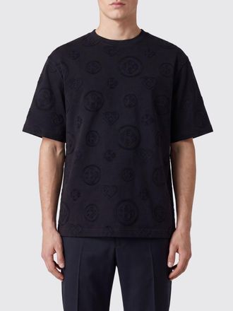 Casablanca T-shirt in cotone con logo tono su tono