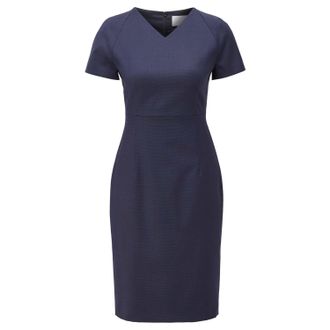 HUGO BOSS Dames/Dames Deitua Jurk (Marine)
