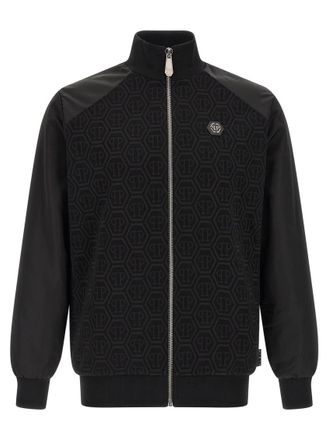 Philipp Plein Black Monogram Sweatshirt