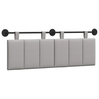 vidaXL Cabecero Colgante Gris Nube Tela Vidaxl