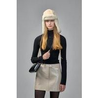 Courr&egrave;ges Mockneck Ribbed Bodysuit