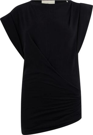 Isabel Marant Isabel Marant, Short Dresses, female, Black, Size: XS Asymmetric Dress in Cotton