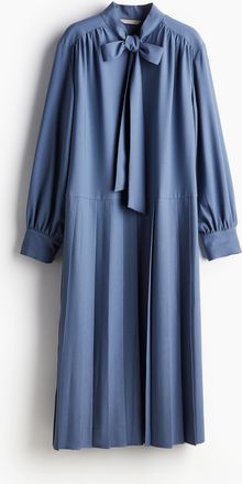 H&M Tie-neck dress - Blue