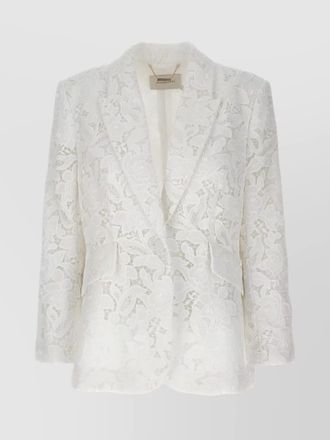 Zimmermann lace floral blazer tailored fit