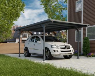 Palram Habitat Et Jardin - Canopia Verona Cochera De Aluminio 3 X 5 M