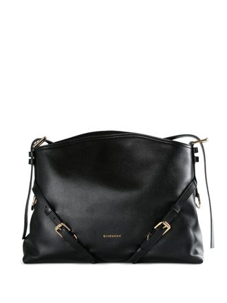 Givenchy Womens Voyou Medium Bag In Glossy Leather