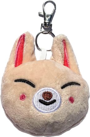 Generic Sk-zoo Plush Keychain STAY Keyring 7 * 9 cm stray-kids Bbokari Jiniret Wolf Chan Leebit Keychain Pendant (Foxi.ny)
