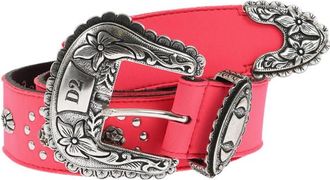 Dsquared2 Pink Western Studded Casual Belt