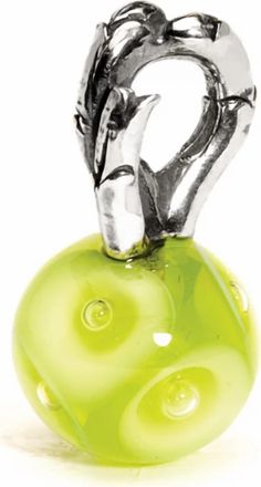Trollbeads Womens Spring Glass Bead Charm In Yellow