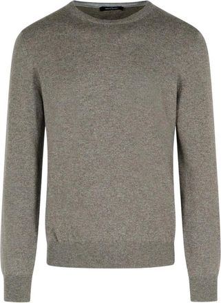 Gran Sasso Paricollo - Heren - Cashmere truien - Grijs - L - Kasjmier - Truien & Vesten