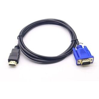 OEM Cable Y Adaptador Para Videovigilancia: Cable De Conversi&oacute;n Hdmi A Vga 1080p, Adaptador Hdmi A Vga, 1,8 M (sin Chip)