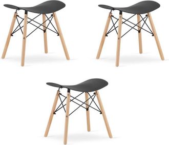 OEM Taburete Korfu - Negro X 3