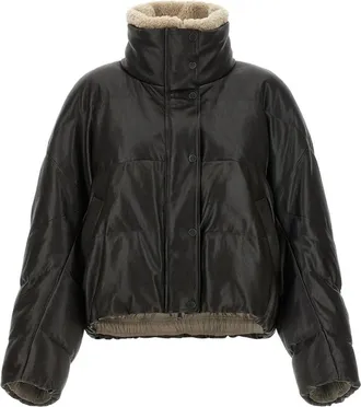 Brunello Cucinelli Quilted Leather Jacket