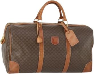 Celine Pre-owned Weekend Bags, female, Brown, Size: ONE SIZE Pre-owned Plastic Weekend Bag