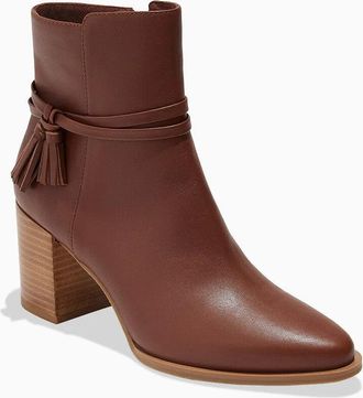 Jack Rogers Timber Tassel 141231BT05 Boot Women Brown Leather Bootie JOBB058