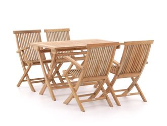 Sunyard Furniture Sunyard Leeds/Preston 120cm dining tuinset 5-delig