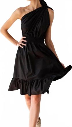 Monica Nera Womens Demi Midi Dress In Black